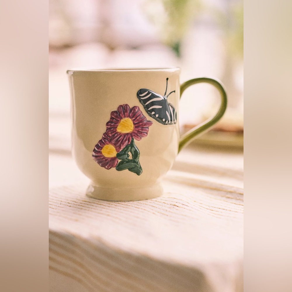 Anthropologie The Faye Icon Stoneware Mug: Fall Edition
